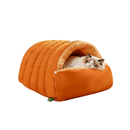Toquinha Acolchoada com Pelúcia para Gatos