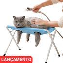 Suporte Dobrável para Cuidados com Gatos