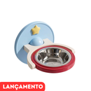 Comedouro Elevado 2 em 1 para Gatos