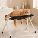 Suporte Dobrável para Cuidados com Gatos