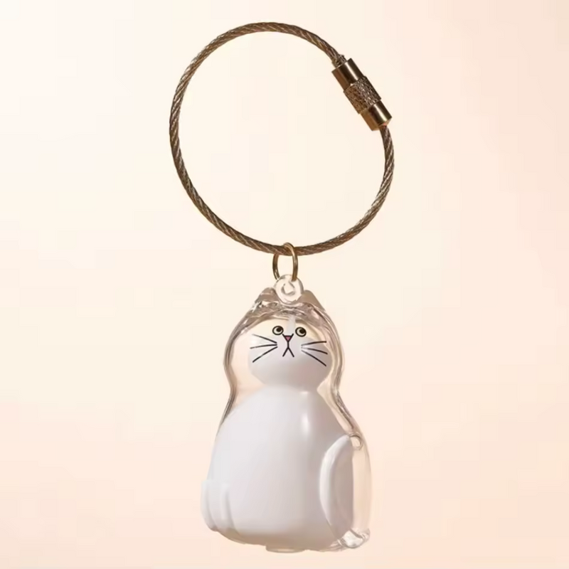 Chaveiro de Acrílico para Pelos de Gatos