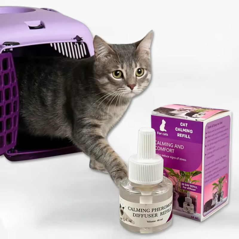 Kit 2 Unidades - Refil 48ml Universal para Difusor de Feromônios Calmantes para Gatos