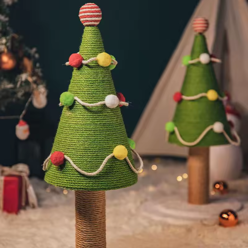 Árvore de Natal Arranhável para Gatos