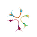 Brinquedo Tubo Elástico com Bolinhas de Catnip para Gatos