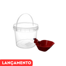 Balde com Dispenser para Hidratação de Gatos
