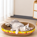 Arranhador Oval de Papelão para Gatos