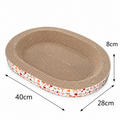 Arranhador Oval de Papelão para Gatos