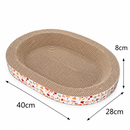 Arranhador Oval de Papelão para Gatos
