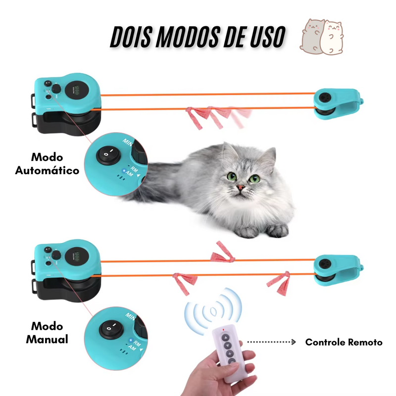 Brinquedo Interativo 4 Pontos para Gatos