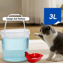 Balde com Dispenser para Hidratação de Gatos