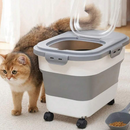 Caixa Dobrável para Armazenamento de Ração