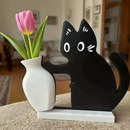 Decoração Gatinho com Porta Bigodes