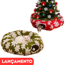 Cama Túnel de Natal para Gatos
