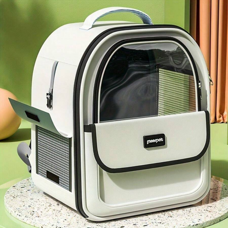 Mochila de Transporte com Janela Transparente para Gatos