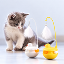Brinquedo Patinho com Varinha e Bolinhas para Gatos