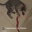 Brinquedo Cobra Inteligente Recarregável Elétrica para Gatos