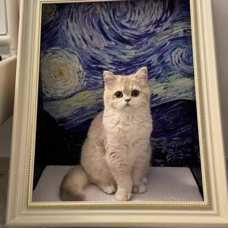 Quadro Decorativo Arranhável para Gatos