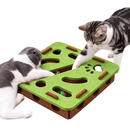 Brinquedo Caixa Quebra-Cabeça com Bolinhas para Gatos