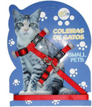 Coleira com Guia para Gatos - Mimers